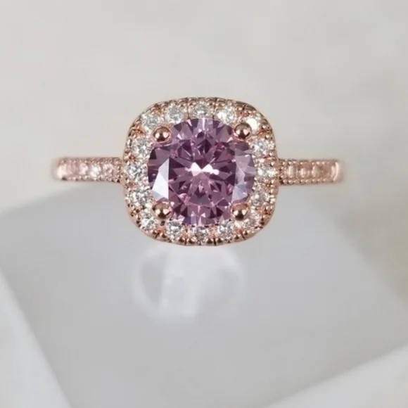 18k Pink Ring - Picture 3 of 8